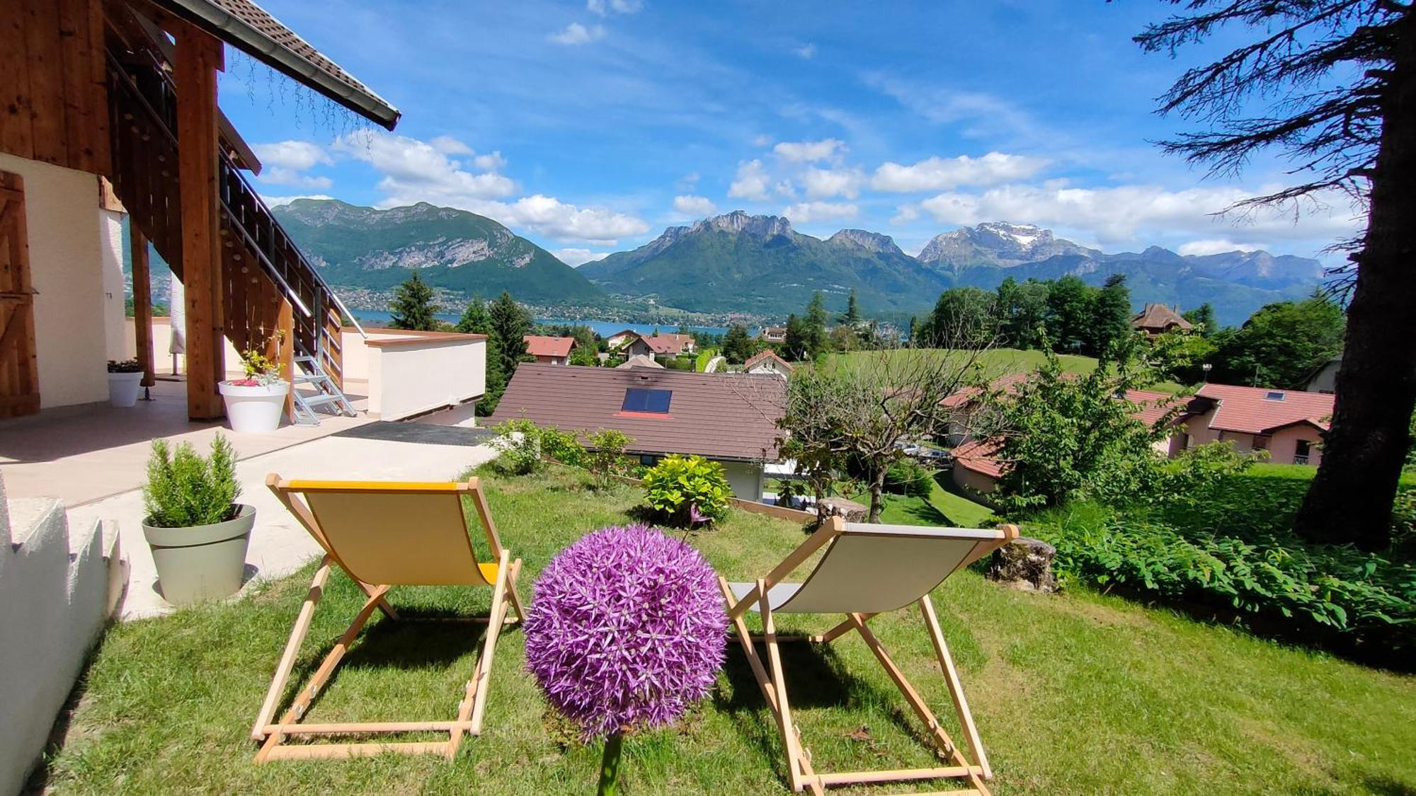 Vue Lac Lodges Sévrier Exterior foto